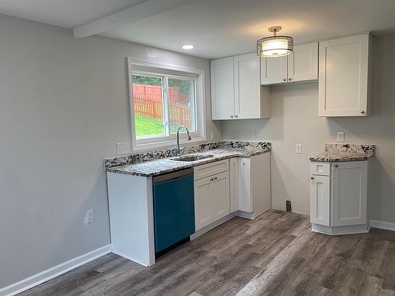 kitchen close-up - appliances are on site and will be installed this week; refrigerator goes to the left of the dishwasher