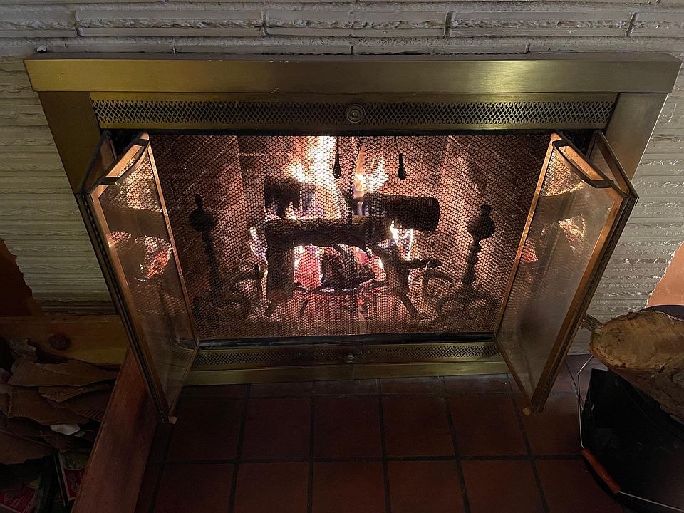 Wood Burning Fireplace
