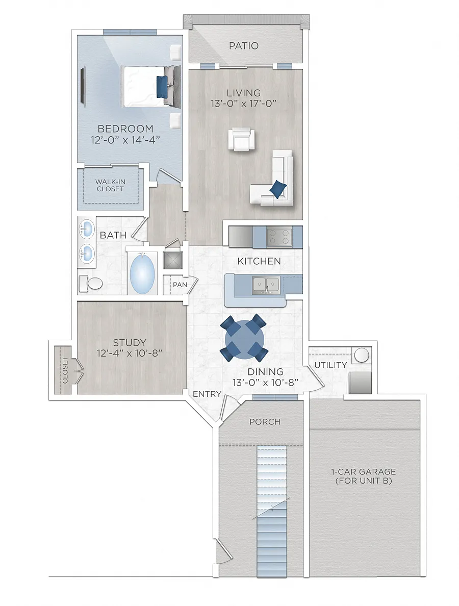 Floor plan Barcelona (B)