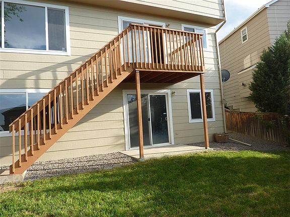 Backyard deck