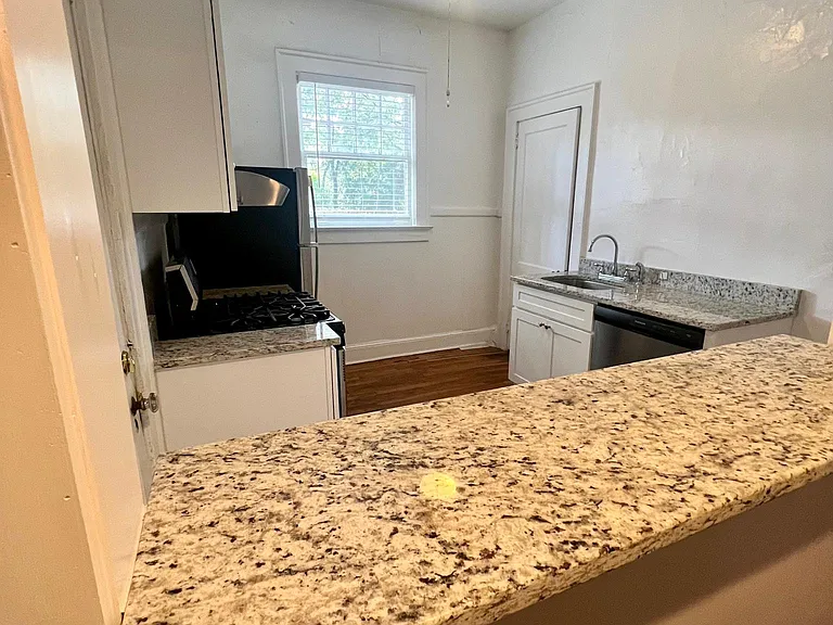 View into kitchen!