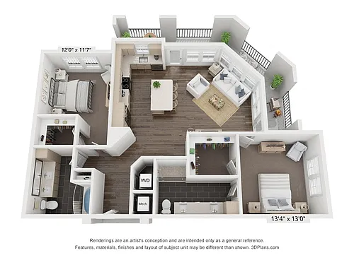 Floor plan B21
