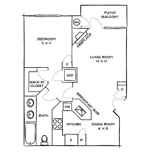 Floor plan Monti Premier