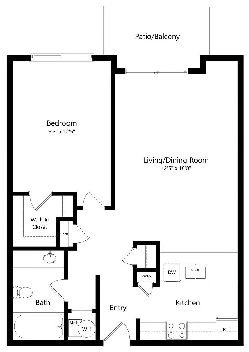 Floor plan Sanders