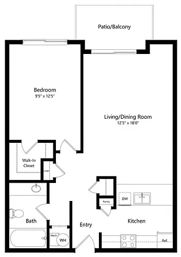 Floor plan Sanders