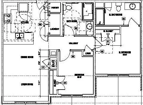 Floor plan Two bedroom 50%