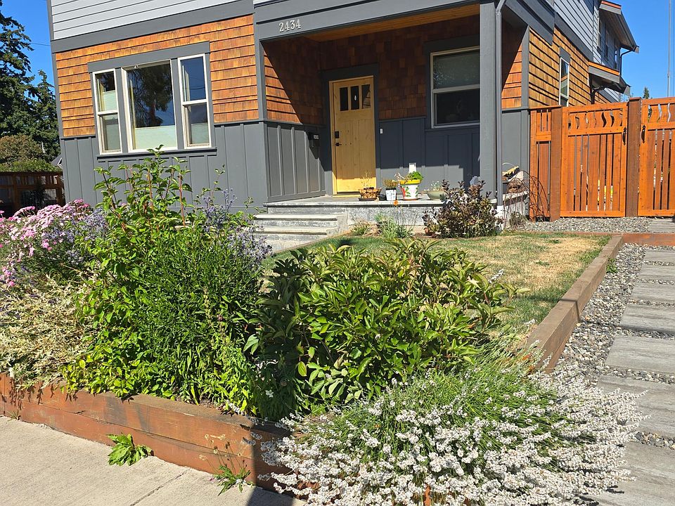 Front porch & side gate