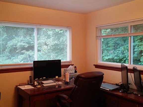 Home office, electric lines are safely UNDERground away from tree limbs. Reliable Xfinity INTERNET available for a monthly fee (not included in rent)