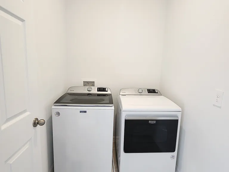 Laundry Room including washer and dryer