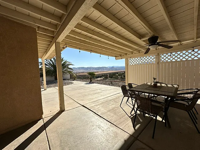 Back patio