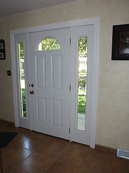 Front Entrance with Newer Door & Ceramic Tile Floors
