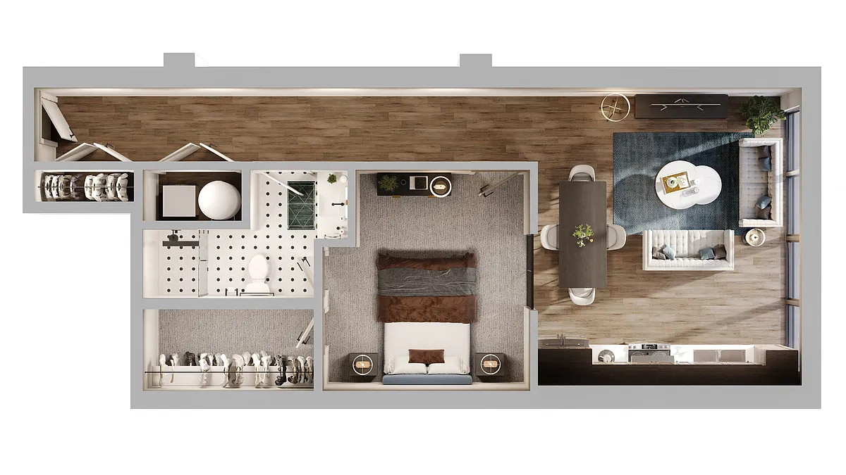 Floor plan A2a