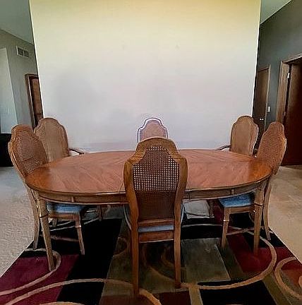 Open dining room