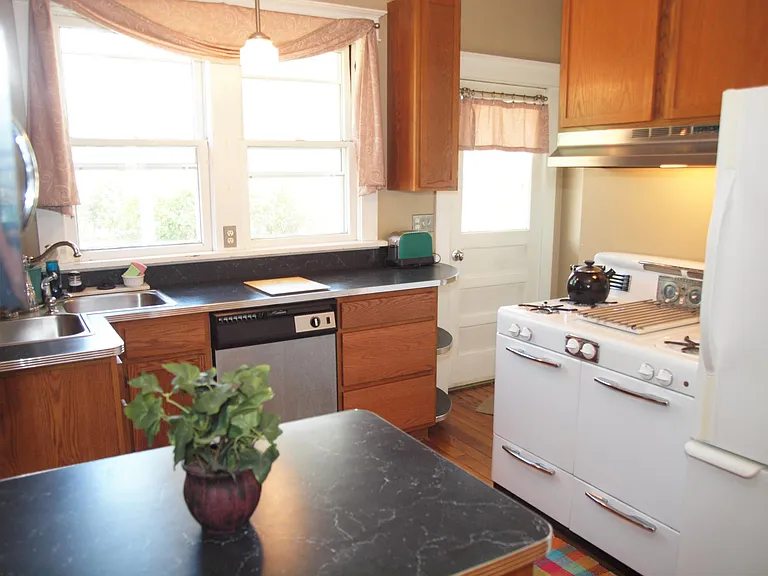 Kitchen backdoor to backyard