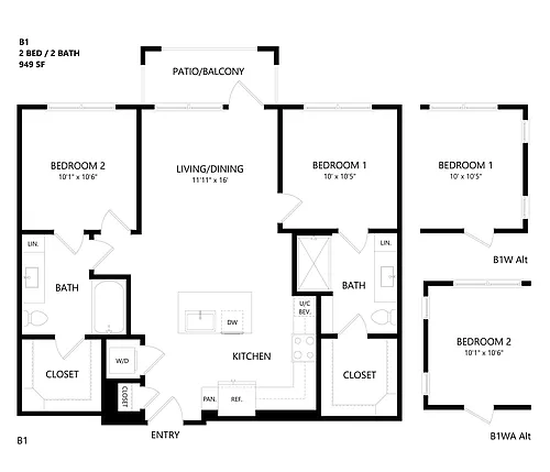 Floor plan B1