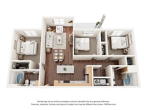 Floor plan 3A