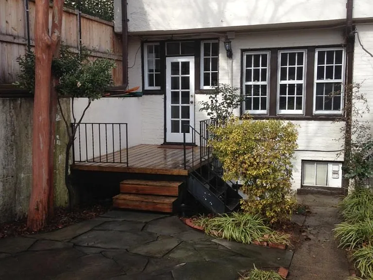 Fenced Yard with Deck