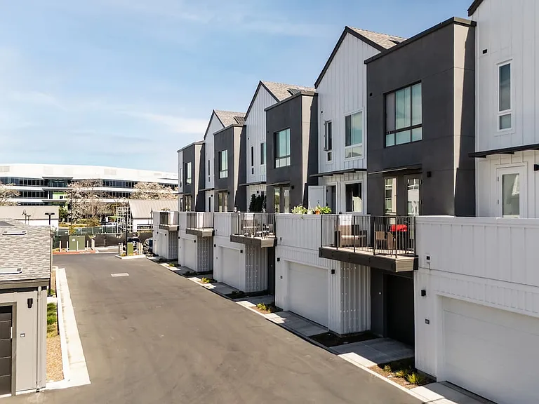 Townhomes with attached garage