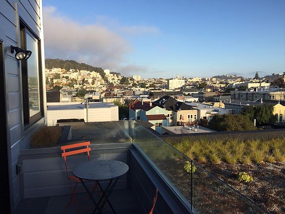 Private roof deck