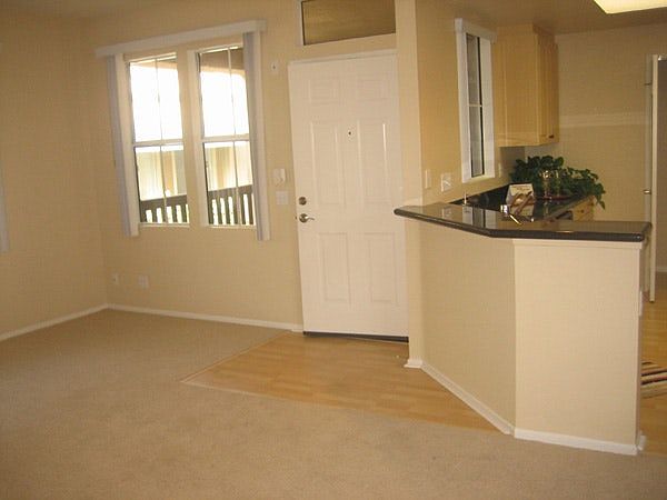Entry way and living room