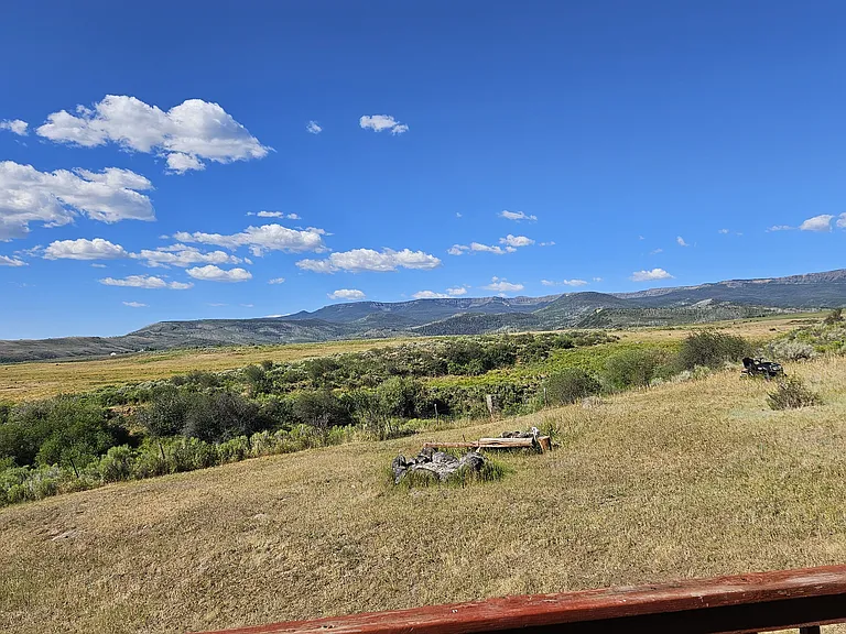 View off deck of small Flat Tops