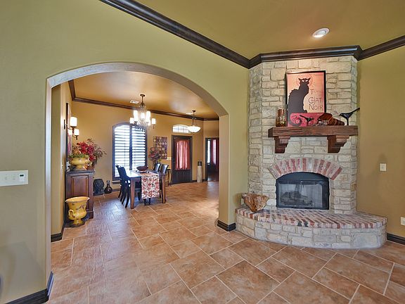 Gas Fireplace with Hearth