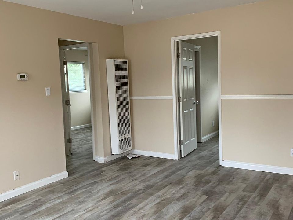 Living room with new flooring