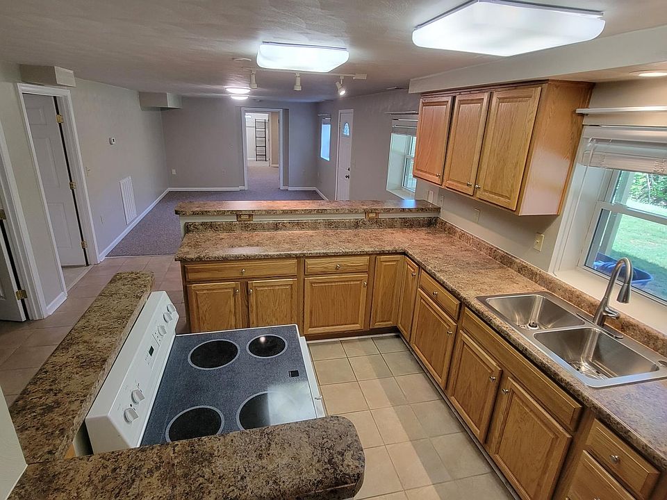 Kitchen looking to master bedroom.