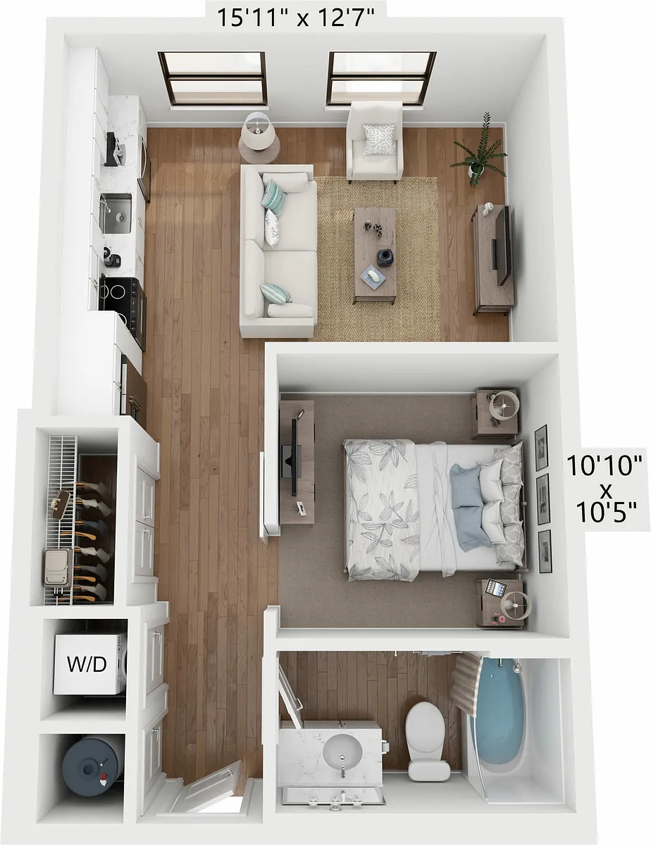 Floor plan Studio