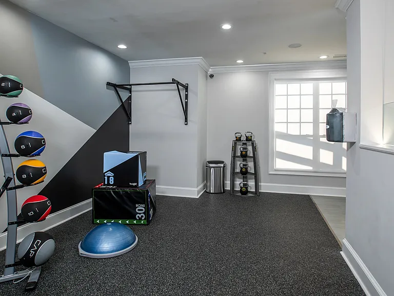 Explore various workout options with specialized fitness equipment for diverse routines.