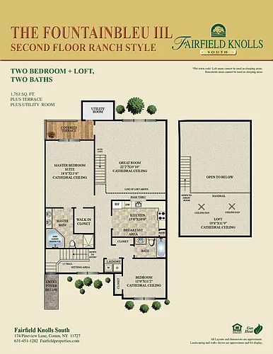 Floor plan The Fountainbleu IIL