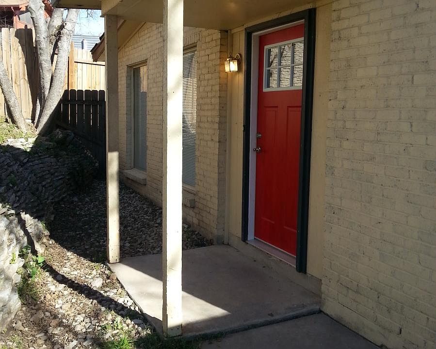 Front door.