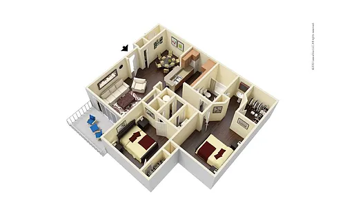 Floor plan Crown West
