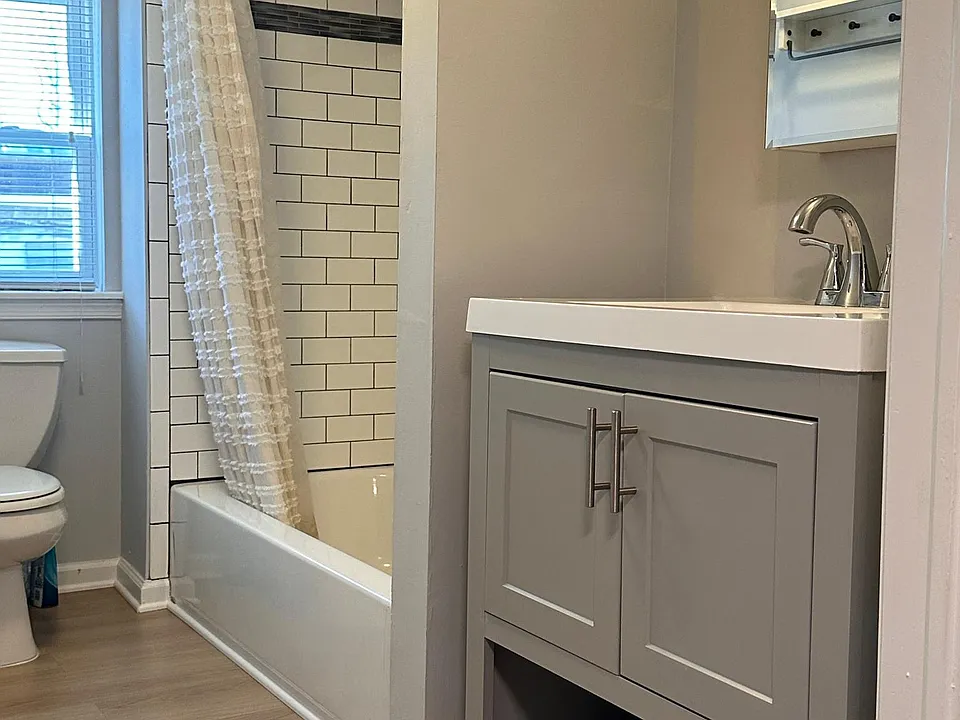 new vanity, new floors