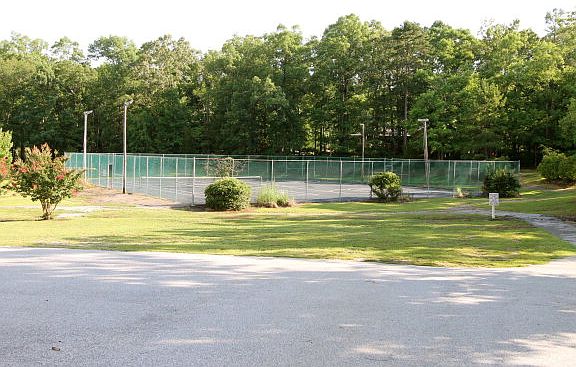 tennis courts