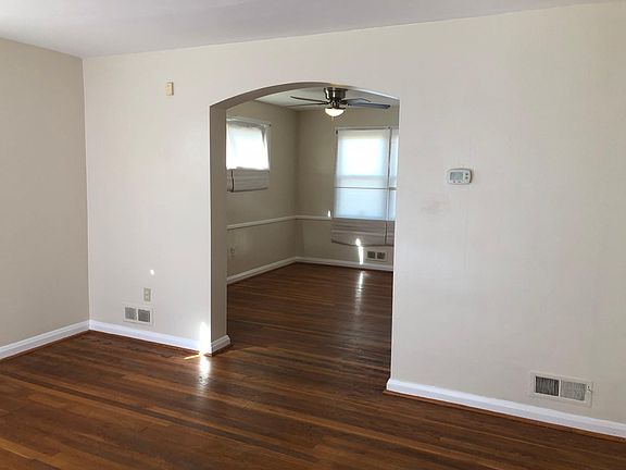 Living room looking into the dining room