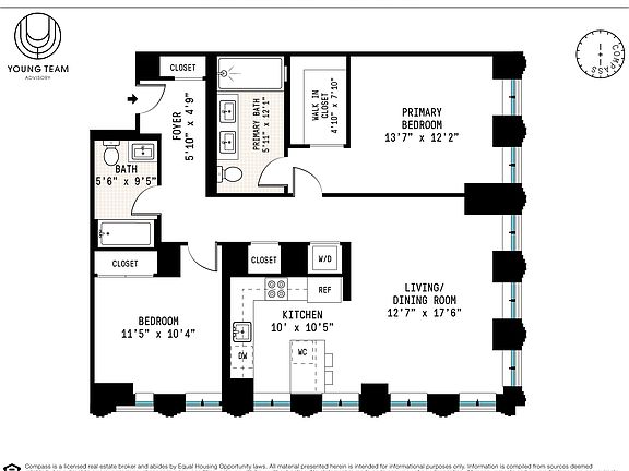 2nd image of 543 W 122nd St #5E