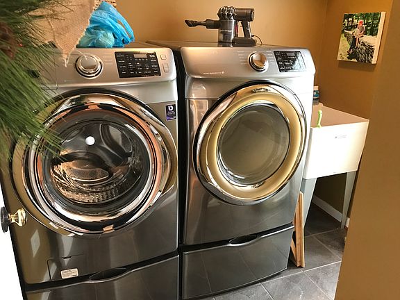 High end W/D off kitchen. 