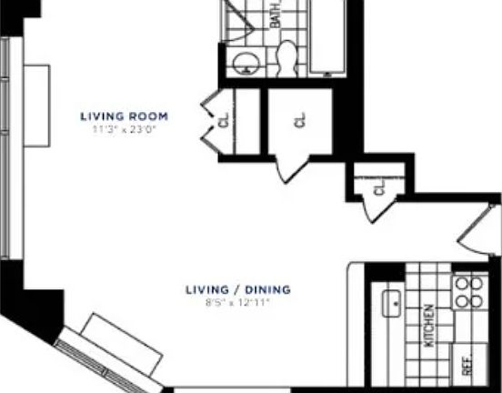2nd image of 245 E 44th St APT 24F