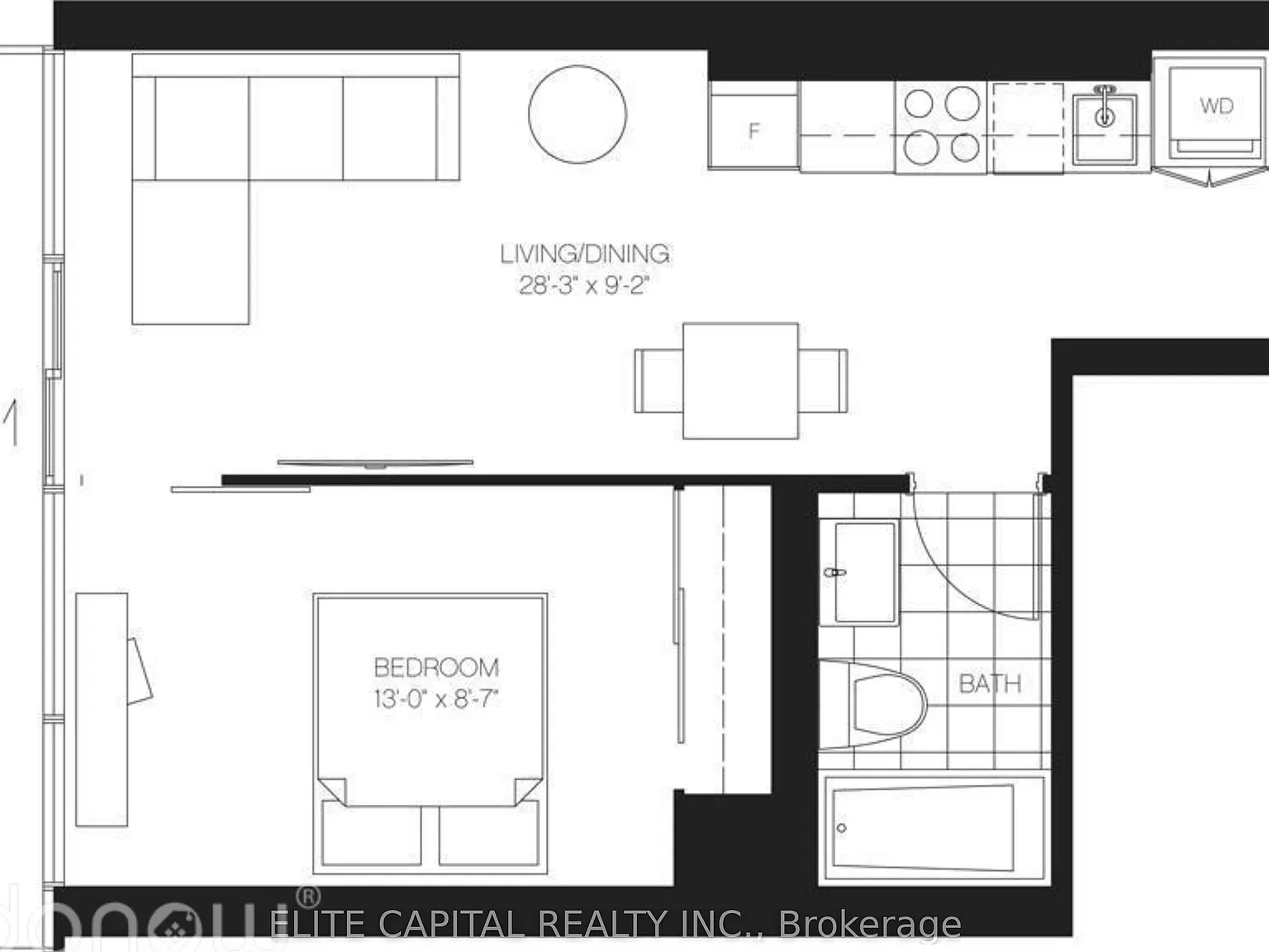 1 bed, $2,350 — Photo 2