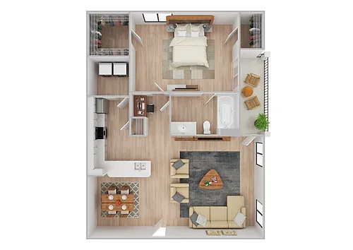 Floor plan Aliconte | Renovated