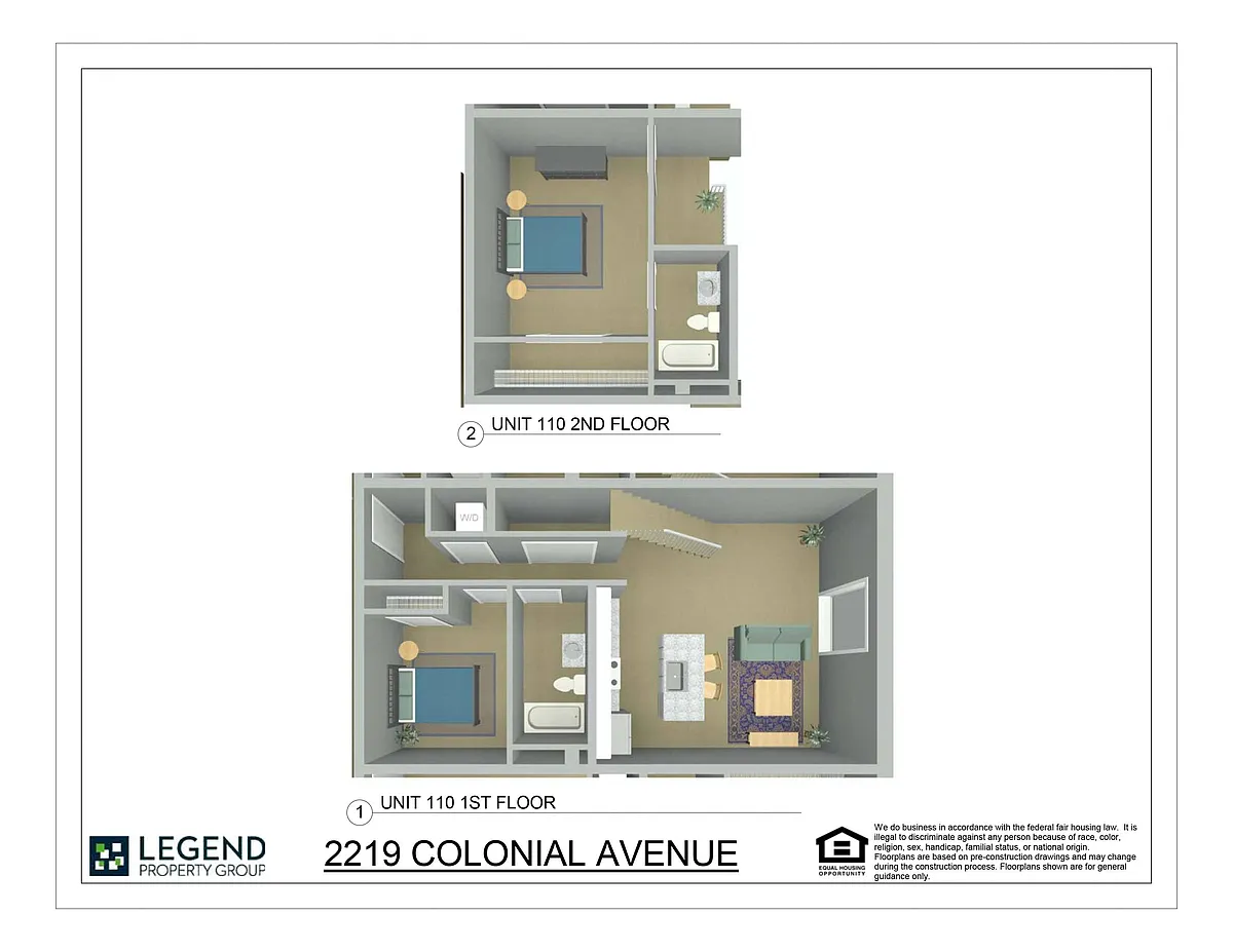 Floor plan Linde Lofts 110