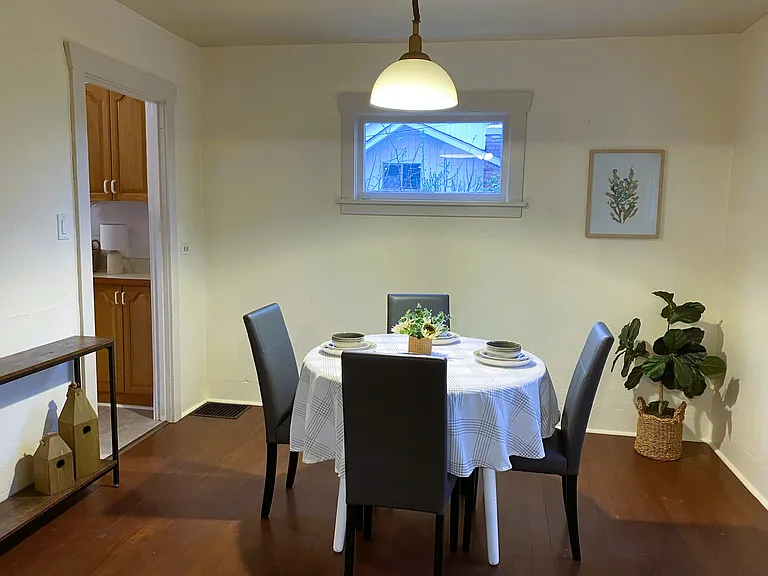 (home is not furnished) dining room