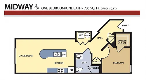 Floor plan Midway Handicap