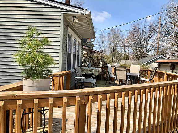 Deck will be power washed & stained