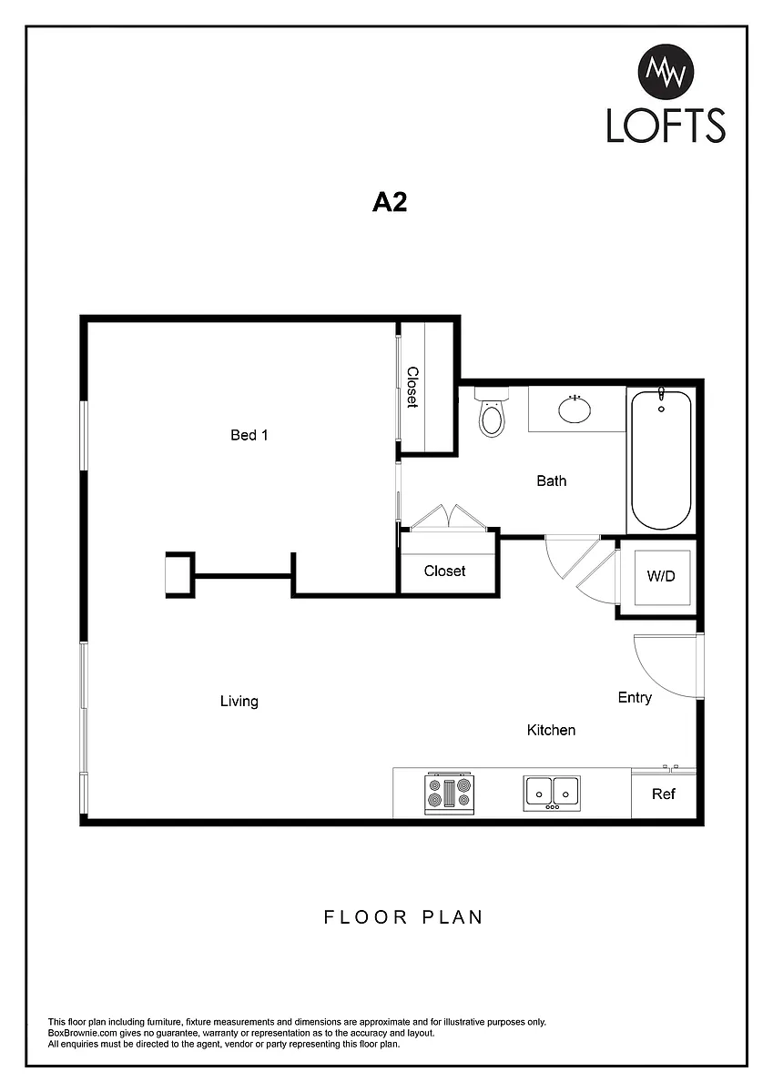 Floor plan 1B1B