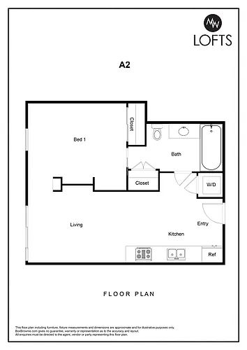 Floor plan 1B1B