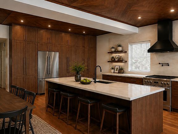 Kitchen esthetic that is being installed