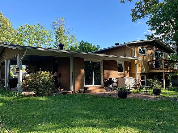 Patio at dining room door