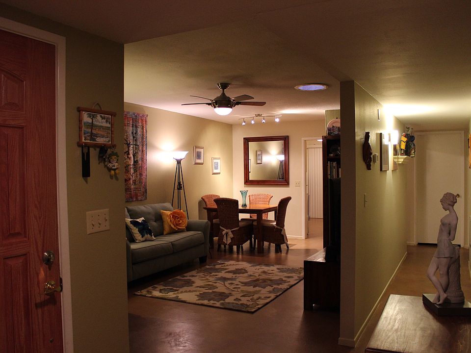 View from mstrbdrm doorway. Front entry is on the left